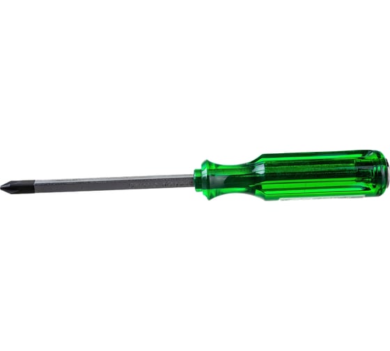 Отвертка PHILIPS со сквозным стержнем JTC PH2х100 мм 3708 1