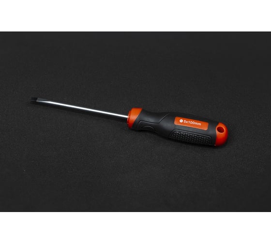 Шлицевая отвертка Станкоимпорт SL5x100 CS-30.4.4