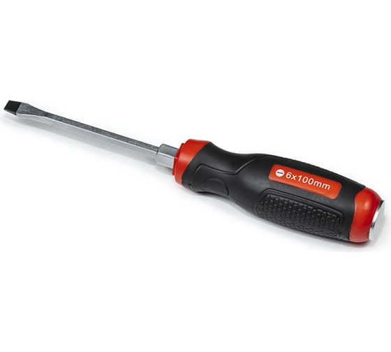 Силовая шлицевая отвертка Станкоимпорт SL6x100 CS-30.6.1