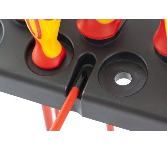 Набор диэлектрических отверток до 1000В, тестер, CrMo, 8шт GROSS 12950 ...