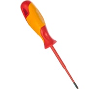Диэлектрическая отвертка SL4х100мм, CrMo, до 1000В GROSS 12942