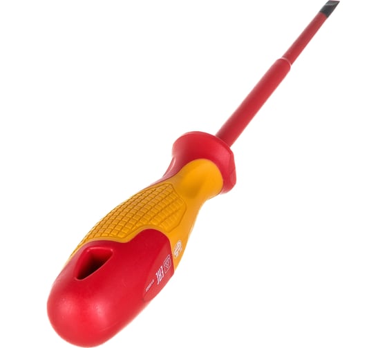 Диэлектрическая отвертка SL5.5х125мм, CrMo, до 1000В GROSS 12943