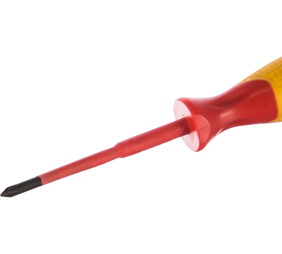 Диэлектрическая отвертка PH0х75мм, CrMo, до 1000В GROSS 12946