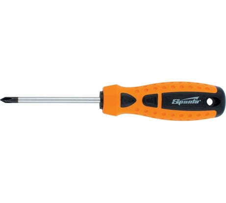 Отвертка SPARTA "Point", Ph2x100 мм, CrV, 2-х компонентная рукоятка// 11778