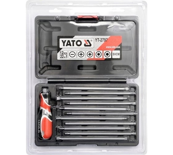 Набор отвёрток для точных работ YATO 22в1 YT-2797