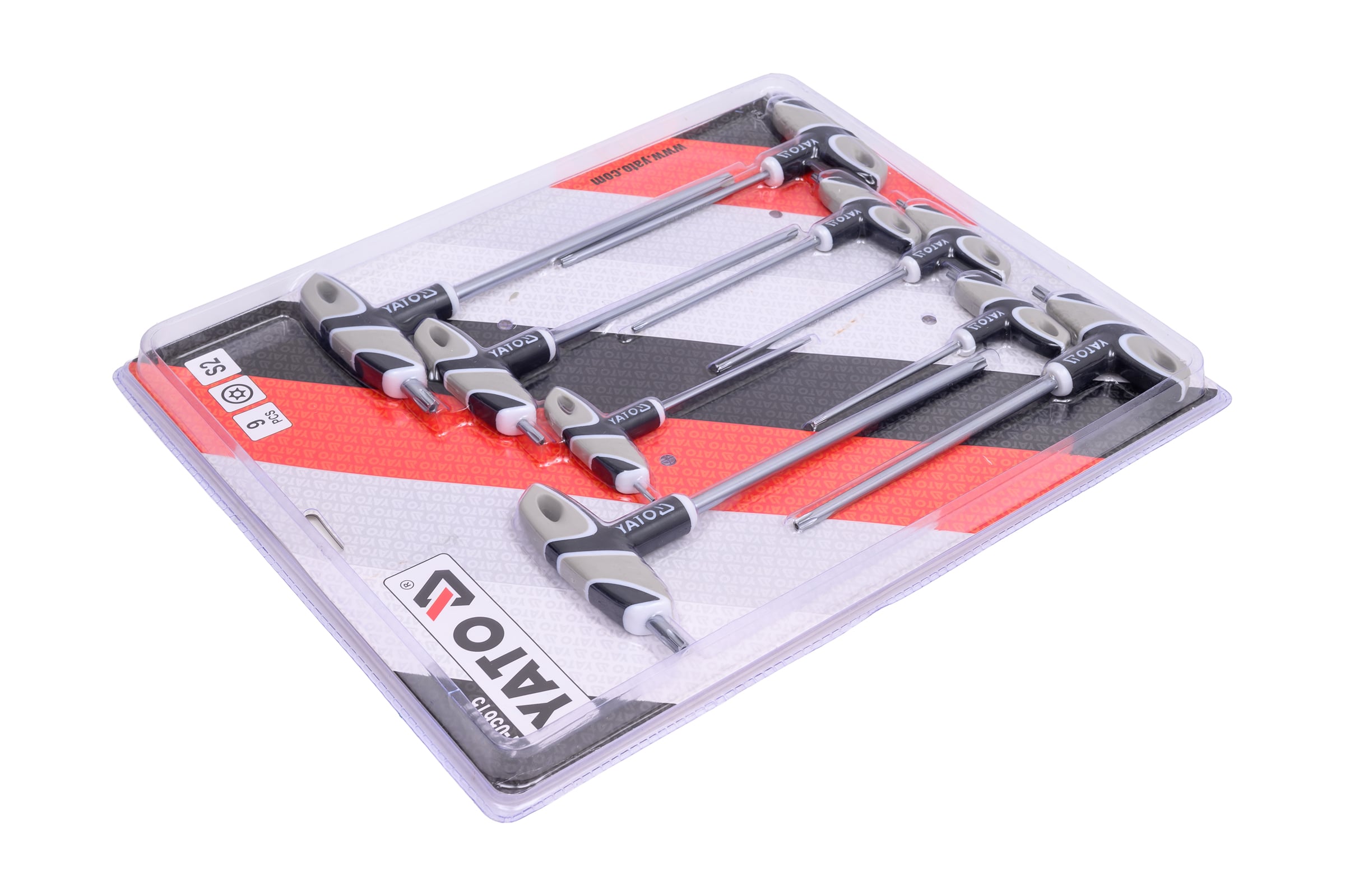 Набор ключей YATO TORX с Т-образной рукояткой, 9 предметов YT