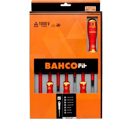 Набор изолированных отверток шлиц/PH 7шт Bahco B220.007