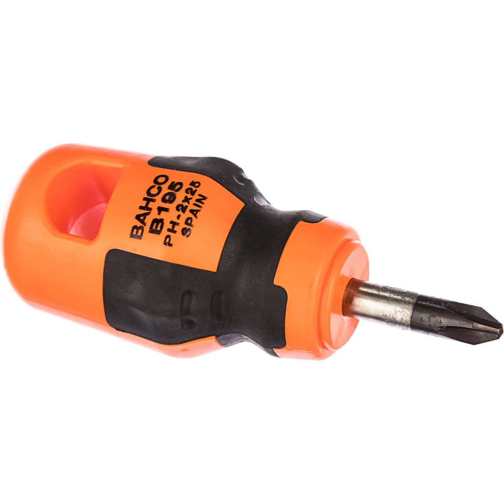 Короткая отвертка для винтов Phillips PH2X25 Bahco B195.002.025 ...