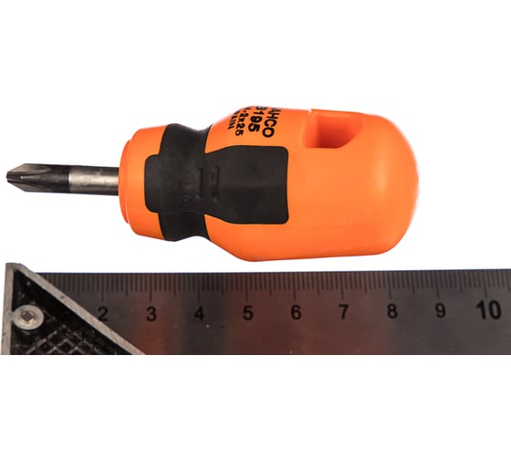 Короткая отвертка для винтов Phillips PH2X25 Bahco B195.002.025