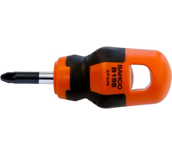 Короткая отвертка для винтов Pozidriv PZ1X25 Bahco B195.901.025