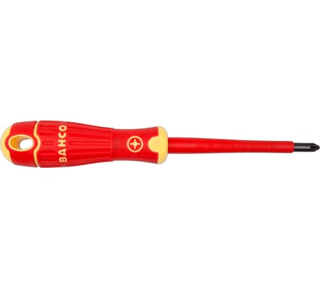 Отвертка с изоляцией для винтов Pozidriv PZ1X80 Bahco B142.001.080