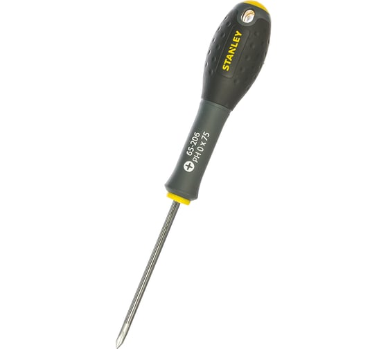 Отвертка под шлиц Ph0х75мм Stanley Fatmax 0-65-206