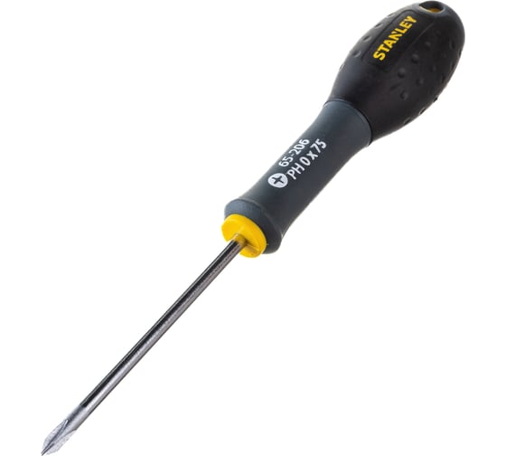 Отвертка под шлиц Ph0х75мм Stanley Fatmax 0-65-206