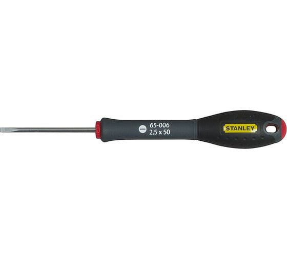 Отвертка под прямой шлиц 2.5х50мм Stanley Fatmax 0-65-006