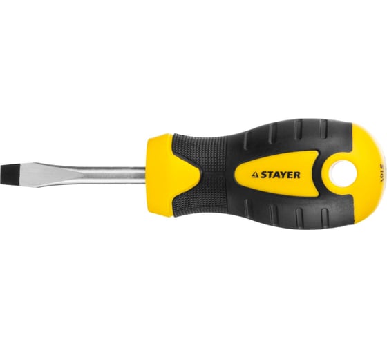 Отвертка STUBBY бочка SL5.0x38мм STAYER MASTER ТECHNO 2507-38-5.0_z02 1