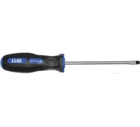 Отвертка FIT IT двухцвет.противоскол.ручка, CrV, магн.кончик, 5 х 150 мм, шлиц 55137