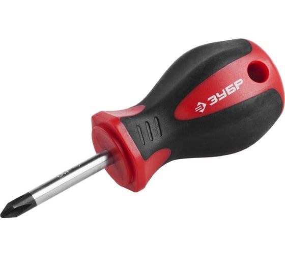 Отвертка бочка PH1x38мм Зубр МАСТЕР STUBBY 25062-38-1_z02