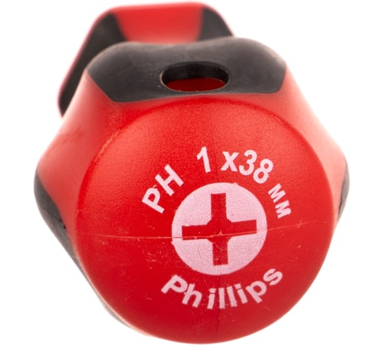 Отвертка бочка PH1x38мм Зубр МАСТЕР STUBBY 25062-38-1_z02