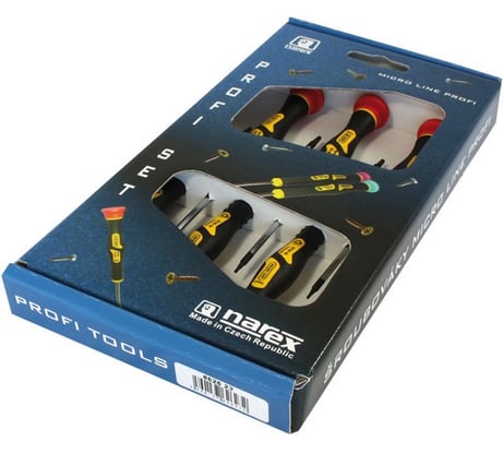 Набор часовых отверток NAREX Micro Line Profi TX 862623