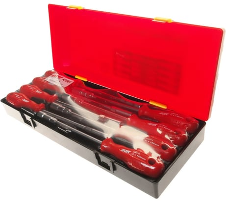 Набор отверток JTC с торцевой головкой 6,7,8,9,10,11,12,13 мм в кейсе 8 пр., K7081 966351