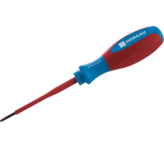 Отвертка NORGAU VDE N170-2.5х75 067062025