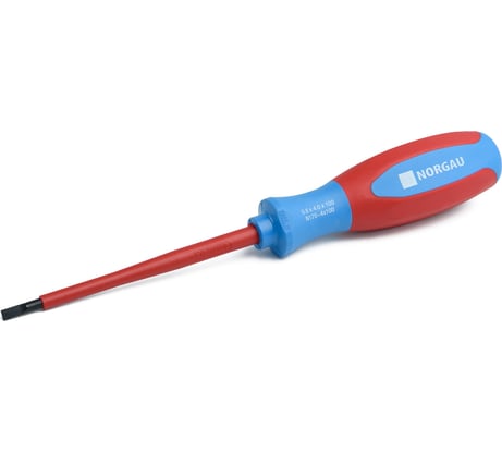 Шлицевая диэлектрическая отвертка NORGAU 4x100 мм, тип N170-4x100 067062040