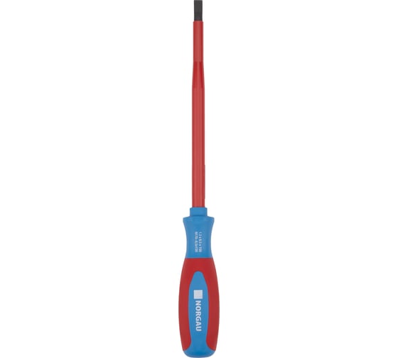 Шлицевая диэлектрическая отвертка NORGAU 6,5х150 мм, тип N170-6,5x150 067062065
