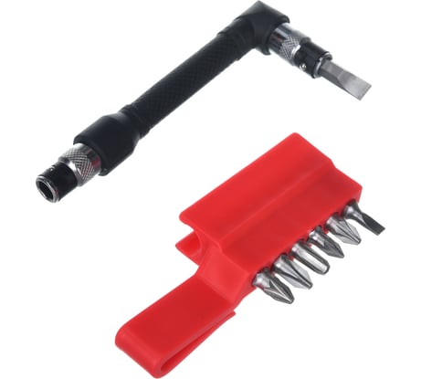 Г-образный комплект бит с отверткой FORCE 1/4 8 предметов 2081A