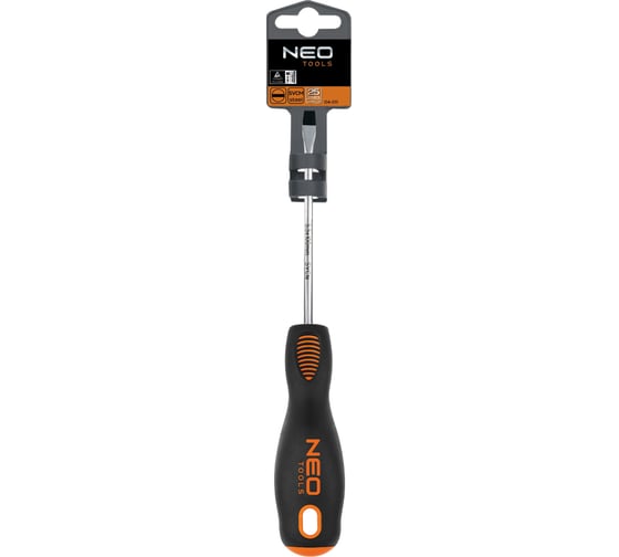 Шлицевая отвертка NEO Tools 10.0x200 мм 04-004