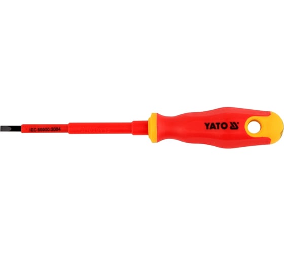 Диэлектрическая отвертка YATO 1000 В 3x75 мм YT-2815 1