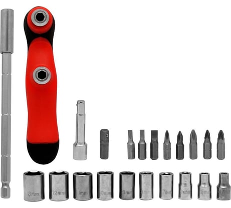 Набор головок и бит с держателем 22шт VIRA 305076