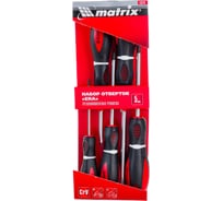 Набор отверток MATRIX "Era" CrV, 3-х компонентная рукоятка, 5 шт. 13379