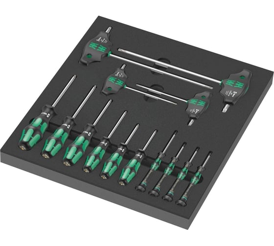 Набор отверток в ложементе WERA 9712 TORX HF 1, 14 предметов WE-150103 1