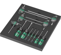 Набор отверток в ложементе WERA 9713 Hex 1, 12 предметов WE-150104