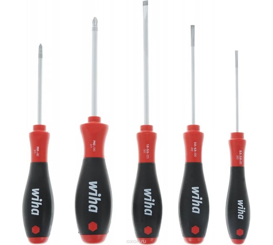 Набор отверток Wiha SoftFinish, 5 ед 41488