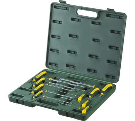 Т-образные имбусовые ключи HEX с шариком, 9шт в боксе Kraftool INDUSTRIE 27454-H9