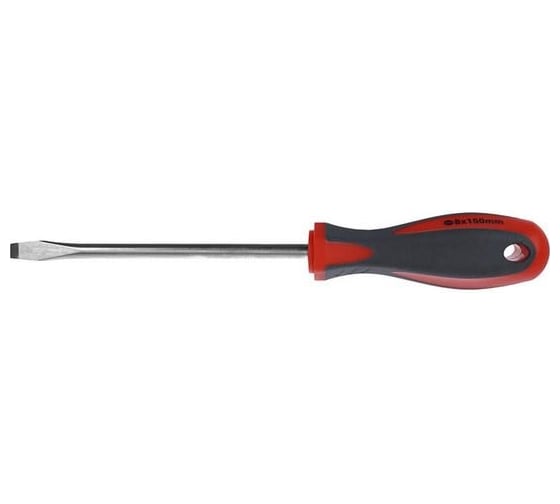 Отвертка PQTools 3101407 SL8,0x150 мм, двухкомпонентная рукоятка, намагниченный наконечник Лк-00002560 1