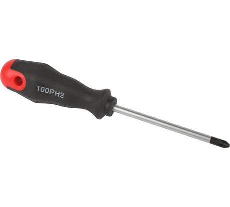 Крестовая отвертка ЭРА PH2x100 мм, двухкомпонентная рукоятка Б0055844