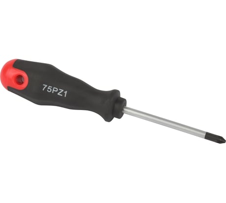 Крестовая отвертка ЭРА PZ1x75 мм, двухкомпонентная рукоятка Б0055851