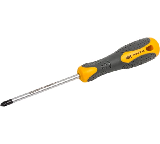 Отвертка IEK Arma2l 3 PH2x100 k1 A2L3-SC10-K1-PH-20-100