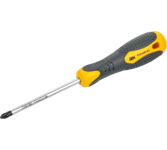 Отвертка IEK Arma2l 3 PZ2x100 k1 A2L3-SC10-K1-PZ-20-100