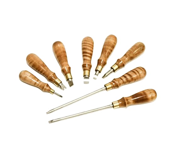 Отвёртки, 8шт в сумке-скрутке Lie-Nielsen LN 1-SD-set & 2-L-SD М00010378