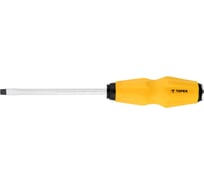 Ударная шлицевая отвертка TOPEX 6.0 x 125 мм 39D252