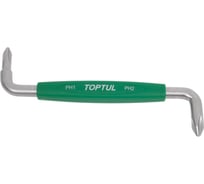 Двухсторонняя отвертка TOPTUL крест PH1xPH2 FBKA0102