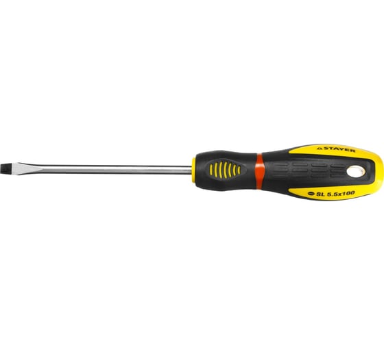 Отвертка STAYER PROFI PROTech SL5,5x100мм 25131-05-10_z02 1