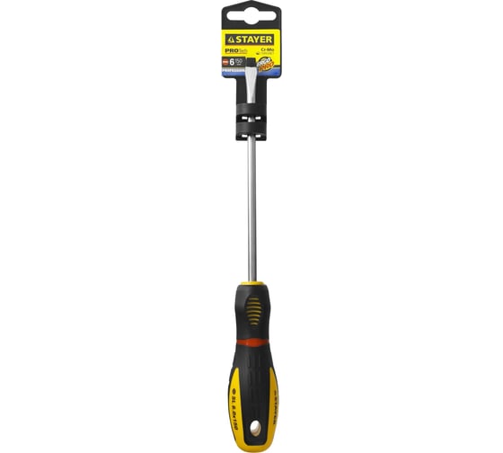 Отвертка STAYER PROFI PROTech SL6,0x150мм 25131-06-15_z02