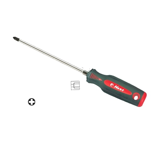 Силовая отвертка Hans Phillips PH2*100мм 0426PH2-4