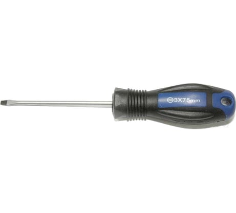 Шлицевая отвертка SL 75 мм Станкоимпорт CS-30.01.3x75