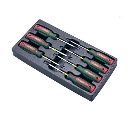 Набор отверток TORX с отверстием Hans ложемент 7шт TT-18