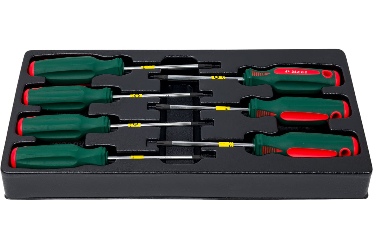 Набор отверток Hans ложемент TORX 7шт TT-17 - выгодная цена, отзывы ...